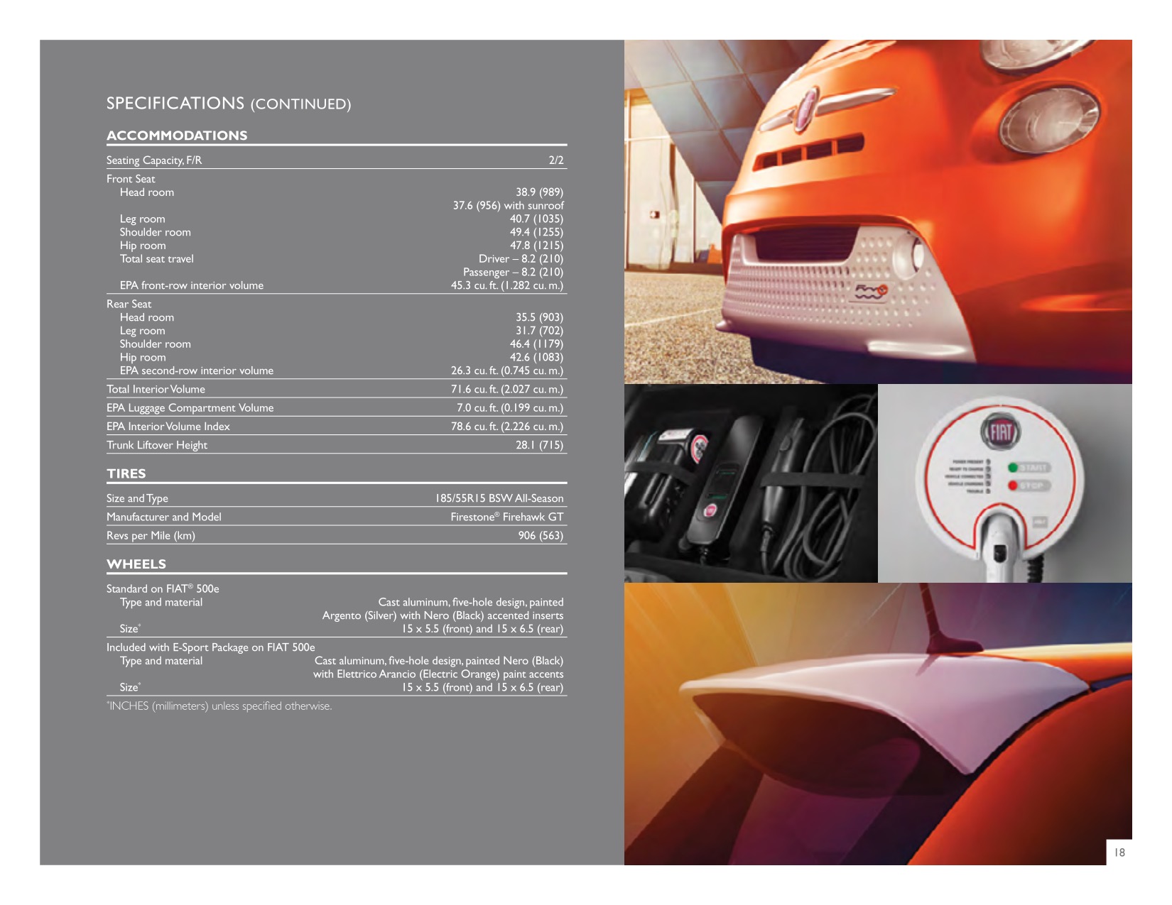 2013 Fiat 500e Brochure Page 7
